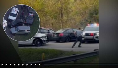 Dramatic video shows end to chase outside Washington County golf club