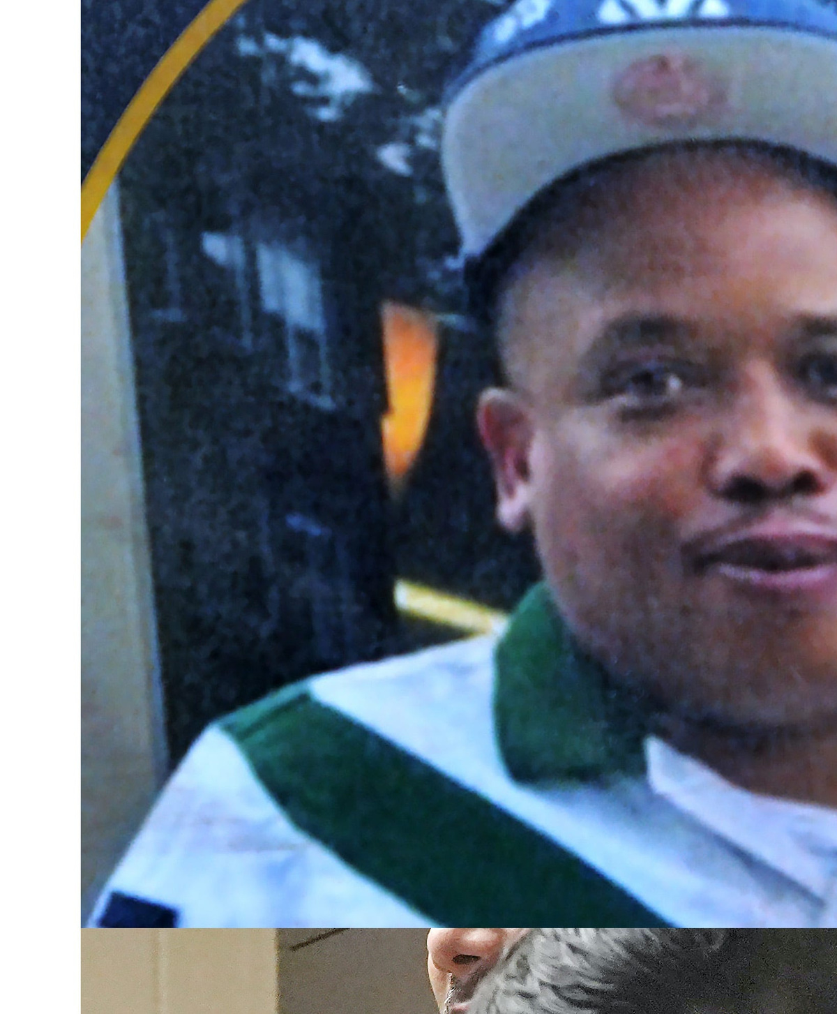 Marchello D. Woodard, top, was shot and killed by Pennsylvania state parole agent Kevin J. Seelinger, bottom, on July 2, 2025. Erie County District Attorney Elizabeth Hirz is seeking a first-degree murder conviction against Seelinger.