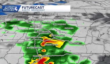 Western Pa. forecast: Rain Wednesday, gusty winds Friday