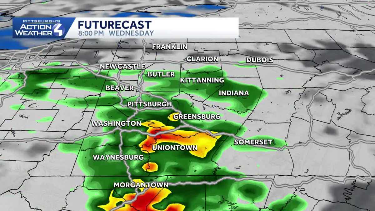 Western Pa. forecast: Rain Wednesday, gusty winds Friday