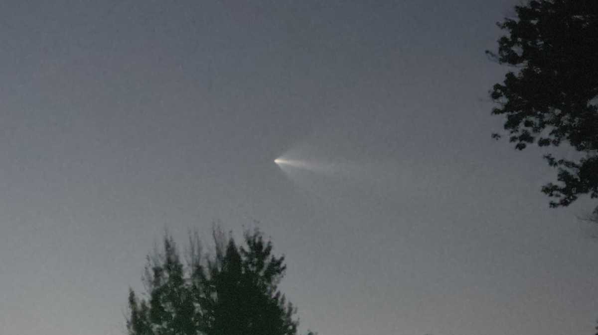 SpaceX rocket seen flying over Pa.