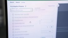 Abington police showed the NBC10 Investigators how Flock Safety's system requires users to enter a crime category, event code, and other details before conducting a search.