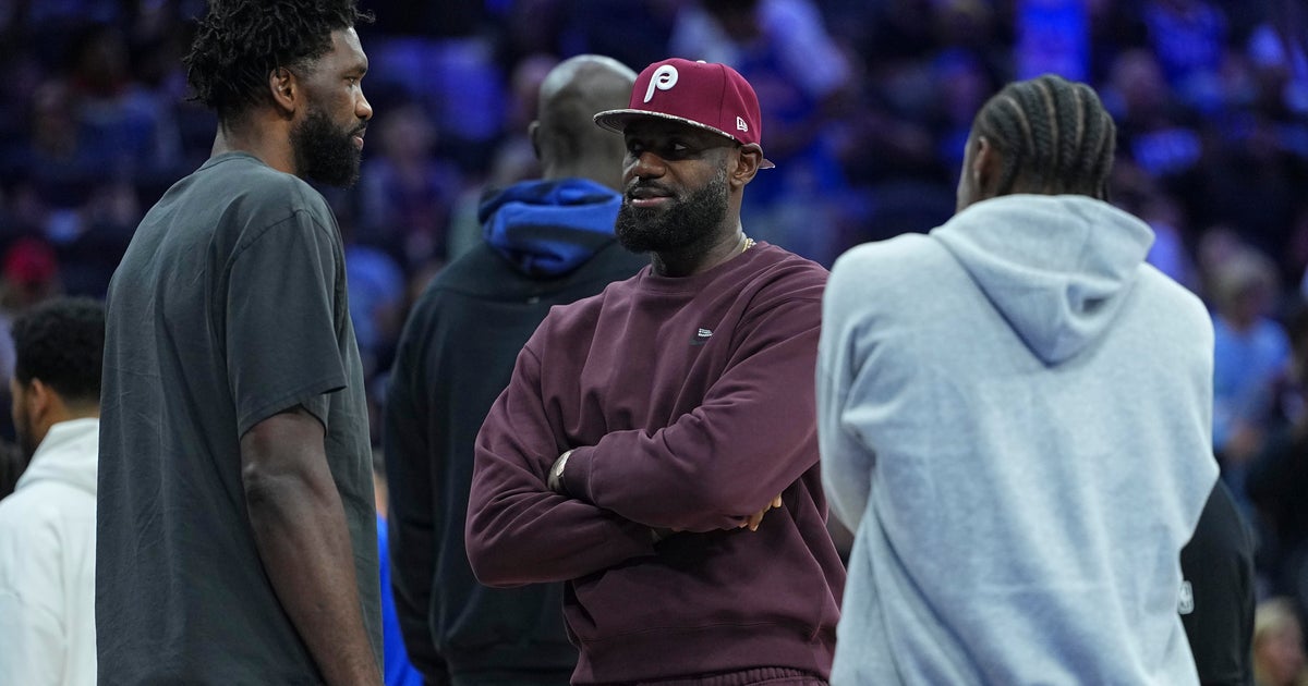 LeBron James disputes report he called out Joel Embiid for showing up late to Sixers' practice