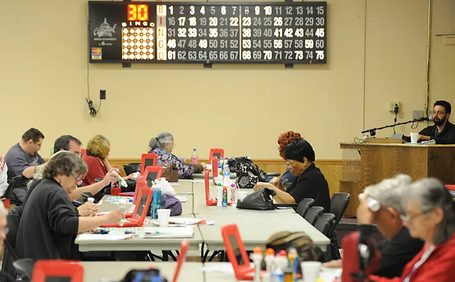 The Belle Valley Fire Department in Millcreek Township hosts bingo on May 6, 2016. JACK HANRAHAN/ERIE TIMES-NEWS FILE