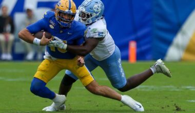 Billy Edwards Jr. helps UNC beat No. 25 Pitt 21-17, gives Belichick first win against a ranked foe