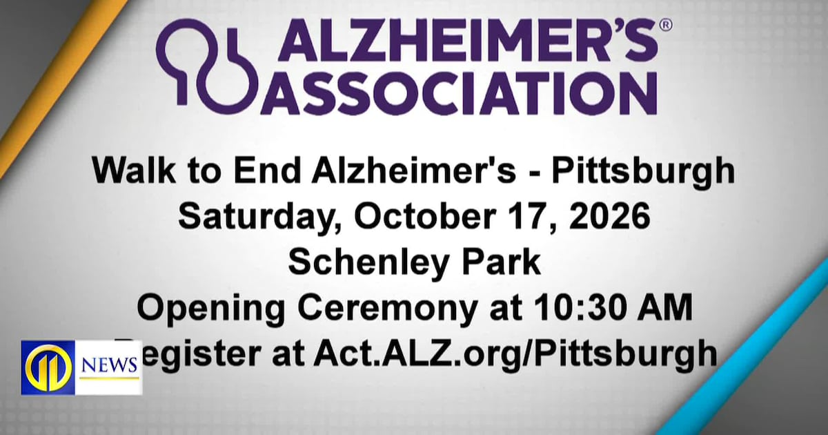 Take 5 - Alzheimer's Association, Walk to end Alzheimer's – WPXI