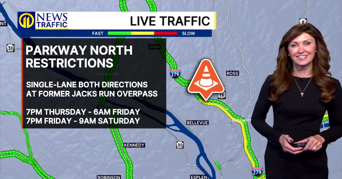 TRAFFIC: Parkway North restrictions – WPXI