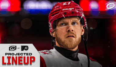 Projected Lineup: October 3 at Philadelphia
