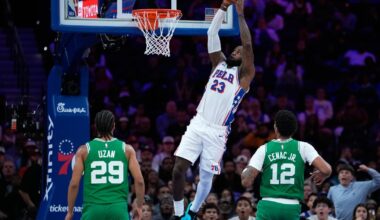 LeBron James calls helicopter rides "transportation" after Sixers home debut