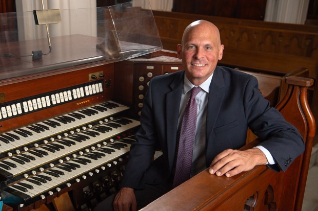 John Painter, organist and choirmaster at Christ Episcopal Church in Reading, will present an organ recital at the church on Friday. (Copyright Jeremy Drey)