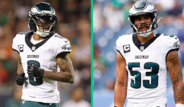 DeVonta Smith, Zack Baun among Philadelphia Eagles players ruled out vs. Los Angeles Rams