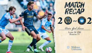 Recap | Damiani equalizer pushes Union unbeaten run to 15