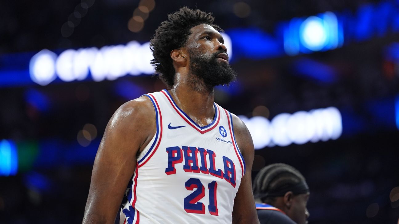 Sixers overrule Embiid, sit center with plantar fasciitis management