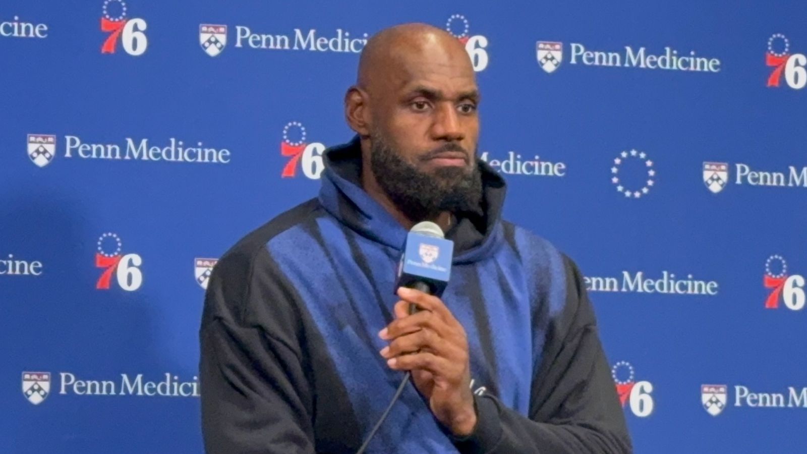 LeBron James makes Philadelphia debut in 76ers scrimmage