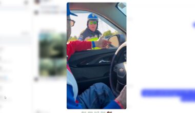 Video shows Erie County sheriff's deputy punch Victor driver's window during Bills game traffic on I-90