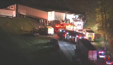 Three tractor trailers involved in major crash in Northampton County – NBC10 Philadelphia