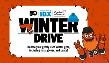IBX and The Flyers Team Up to Spread Warmth with Winter Drive