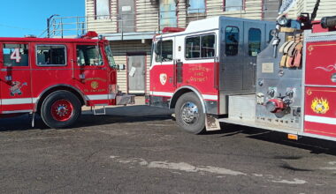 Erie County receives two fire trucks for use by its training academy