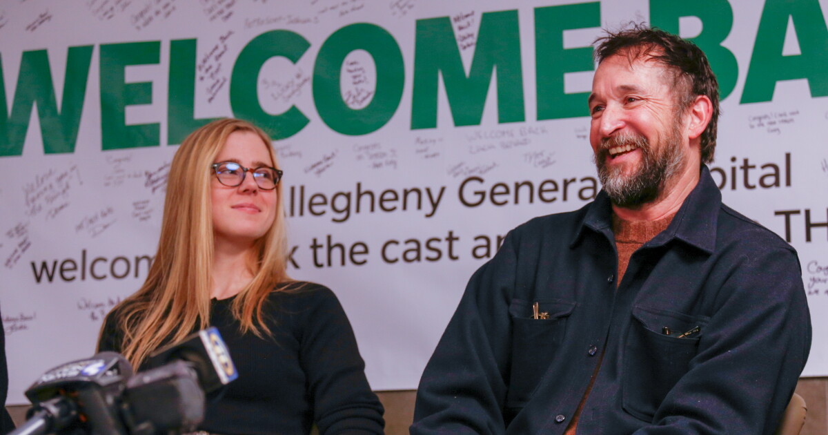'The Pitt' stars are back in Pittsburgh filming at Allegheny General Hospital