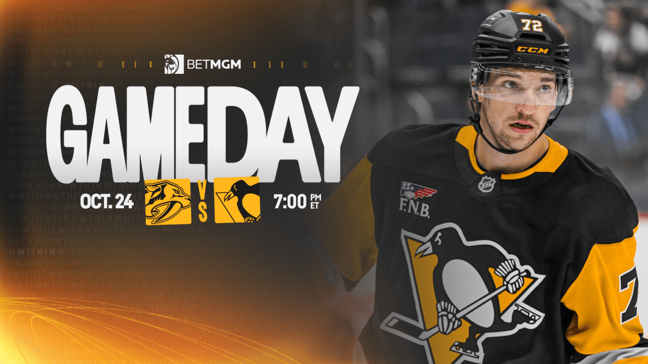 Game Preview: 10.24.26 vs. Nashville Predators