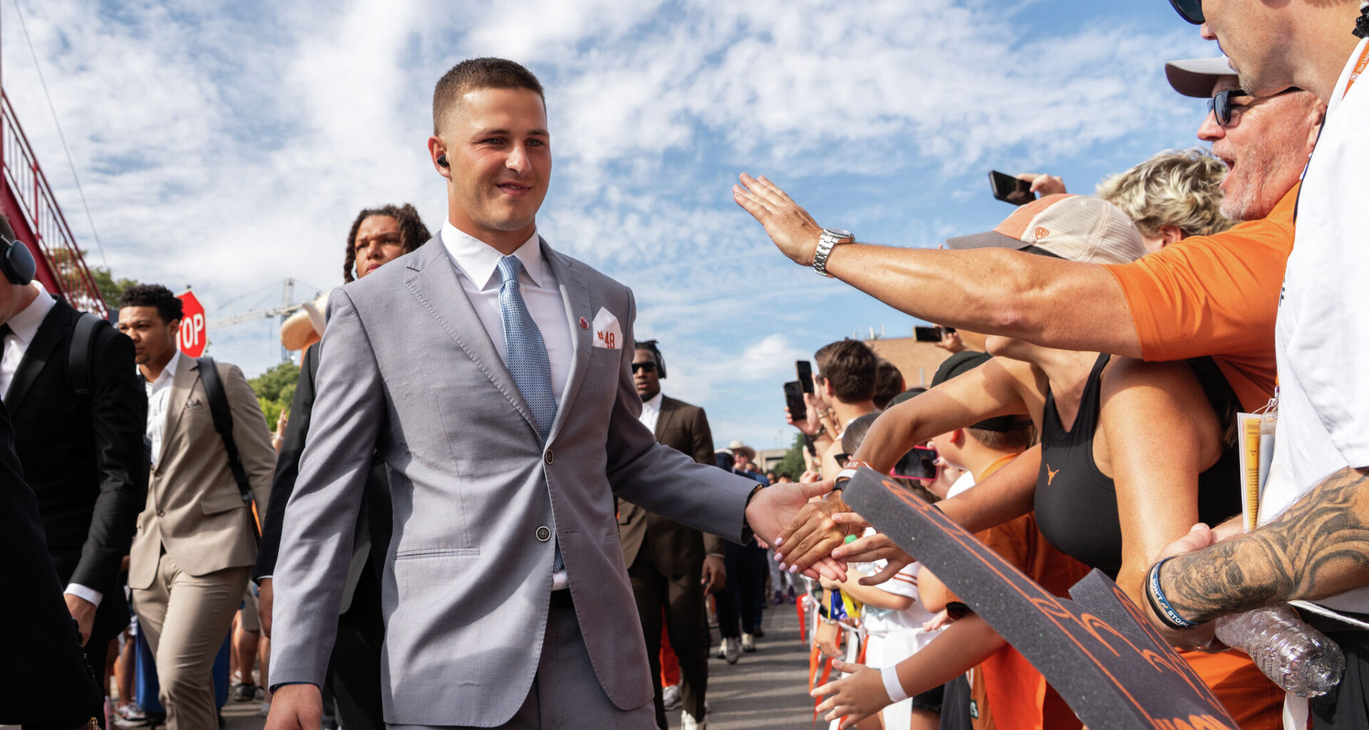 Texas football safety out after surgery