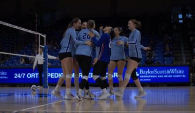 Mavericks notch 65 kills in 3-1 win against Cal Baptist