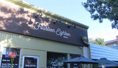 1418 Coffee, originally established in downtown Plano, also has a location in Prosper. (Jacquelyn Burrer/Community Impact)