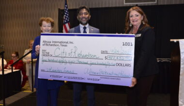 Altrusa Names Outstanding Women, Gives “Check” to City 
