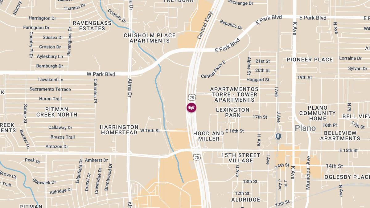 Plano, TX – Auto Crash with Injuries on Hwy 75 at Spring Creek