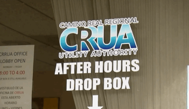 Water line break in Victory Lane area fixed