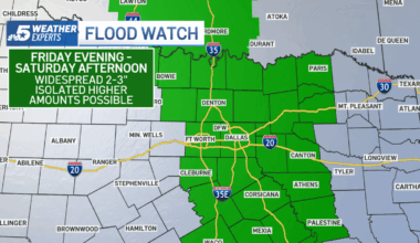 Stormy weather expected in North Texas this weekend – NBC 5 Dallas-Fort Worth