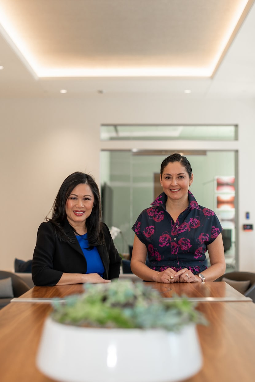 Texas Capital Bank associate general counsel Ashley Ahn and chief legal officer Anna...