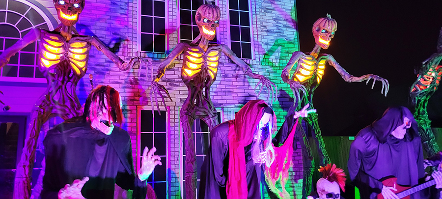 Halloween spirit shines bright at Wylie home