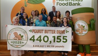 Plano tops donations in 12th annual North Texas Food Bank Peanut Butter Drive