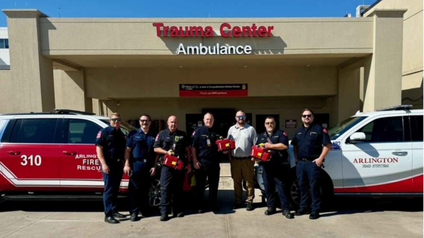 Arlington EMS launches Whole Blood Program with Medical City and AMR to improve trauma survival rates