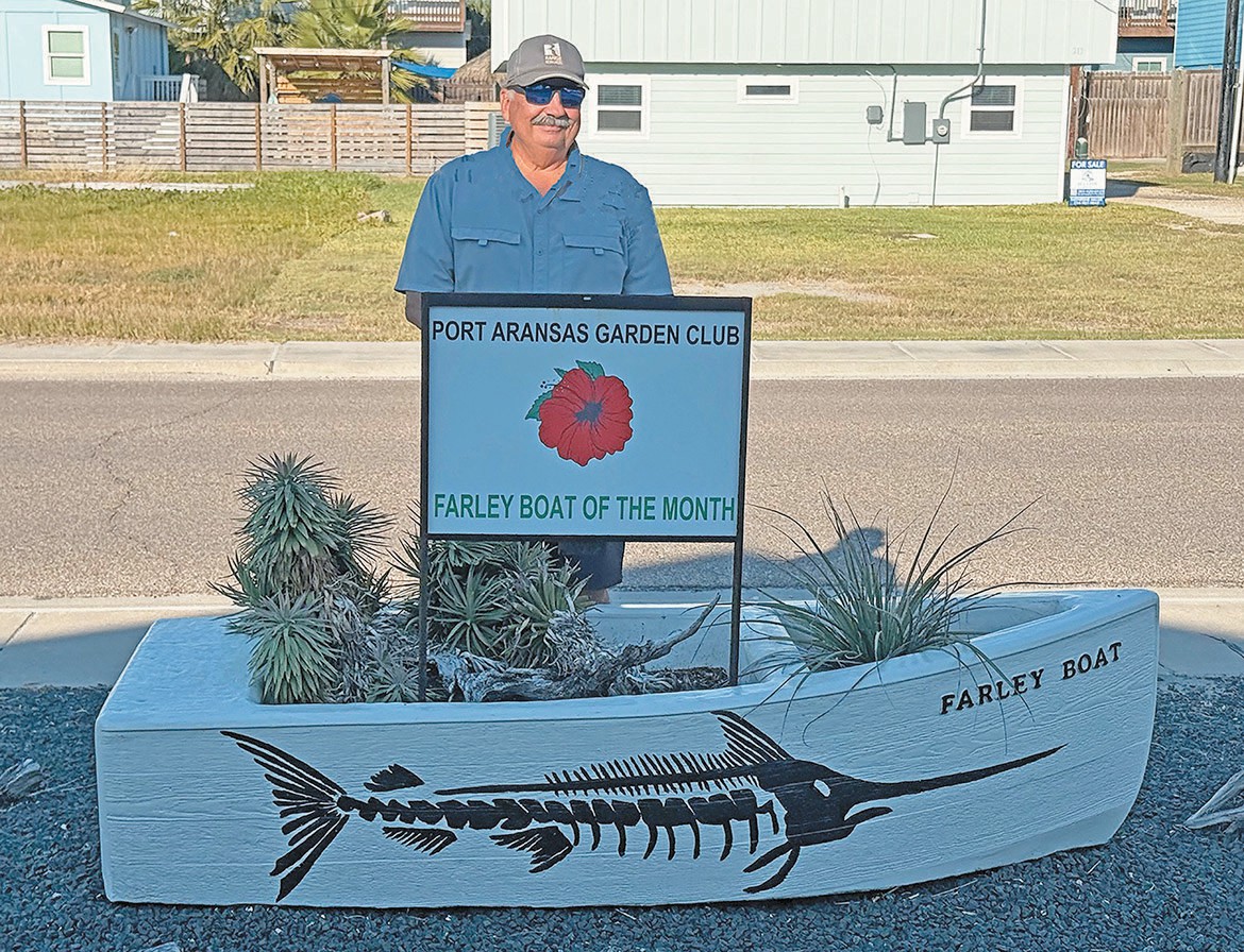 November residential planter - Port Aransas South Jetty