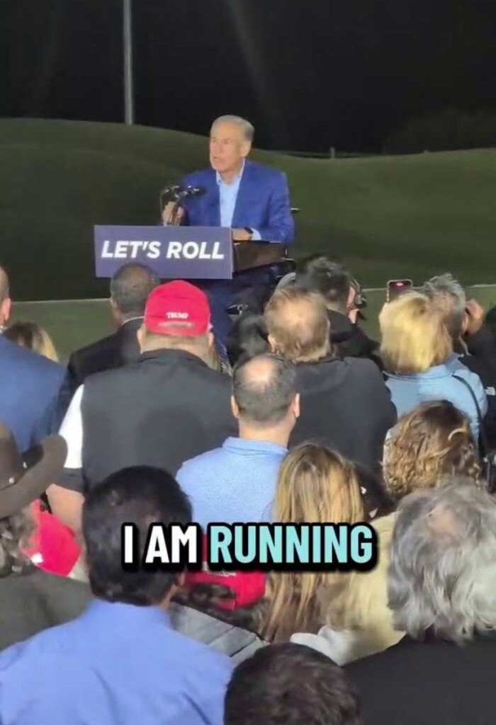 Governor Greg Abbott announces his reelection bid in Houston