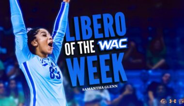 Glenn Earns Fourth WAC Libero of the Week Honor