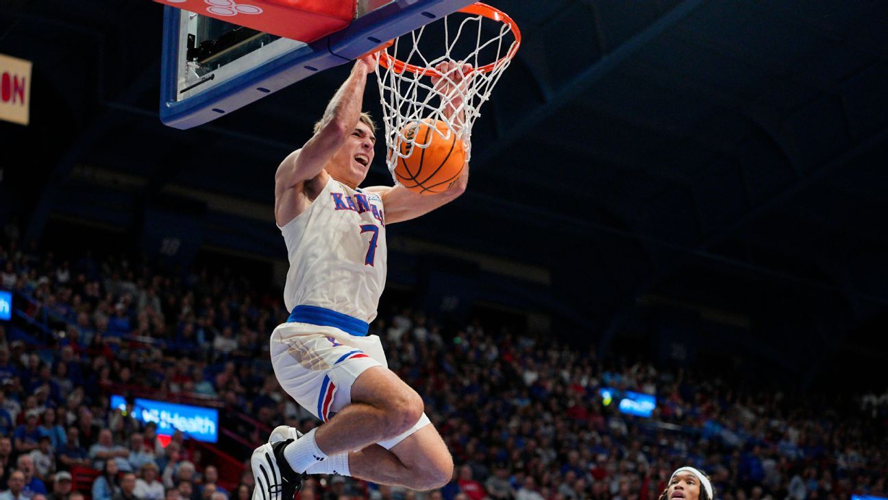 Darryn Peterson sits out Kansas win with tight hamstring