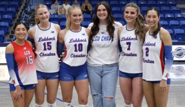 Lady Chaps Clinch Share of LSC Title in Five-Set Thriller