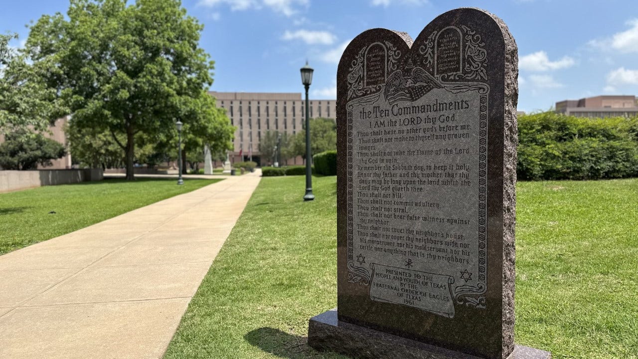 Federal judge orders removal of Ten Commandments from some North Texas schools
