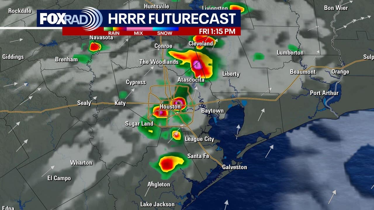 Houston weather: Warm Friday with chance of scattered storms