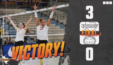 #2 Volleyball Sweeps #7 Huskies to Reach SLC Championship Semifinals