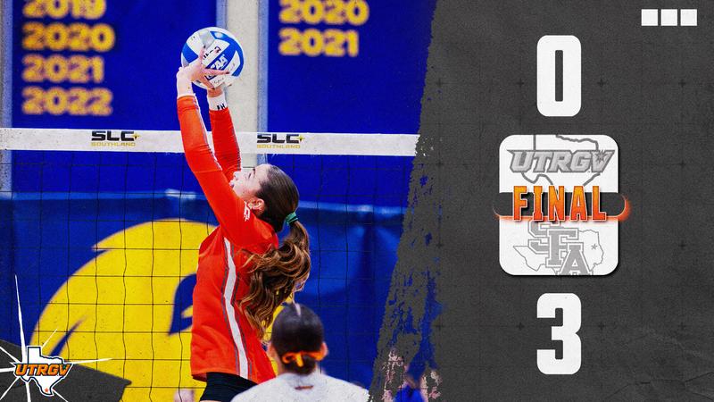 #2 Volleyball Falls in Tournament Title Match to #1 Stephen F. Austin