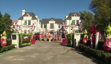 Viral Dallas Christmas mansion has a new Grinch theme for 2025