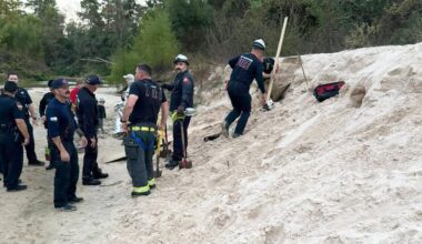 12-year-old girl rescued from sand collapse in Texas on Thanksgiving