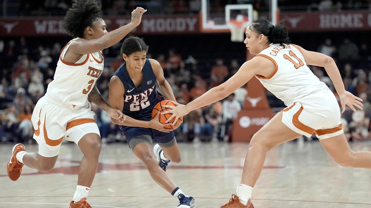 Booker's 17 points, 10 rebounds pace No. 4 Texas to an 81-63 win against Pennsylvania