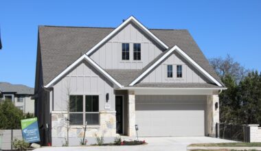 The front of a house