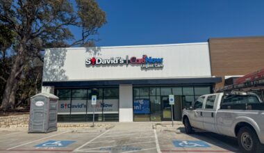 An image of the outside of the new location.