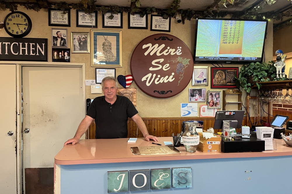 Store manager Rick Prelvukaj at Joe's Pizza & Pasta